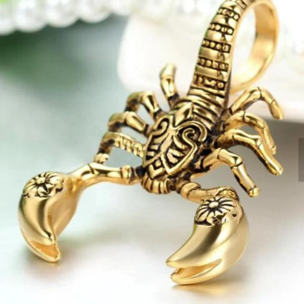 ❤️Scorpion King clavicle pendant necklace for women/men, N90201P215